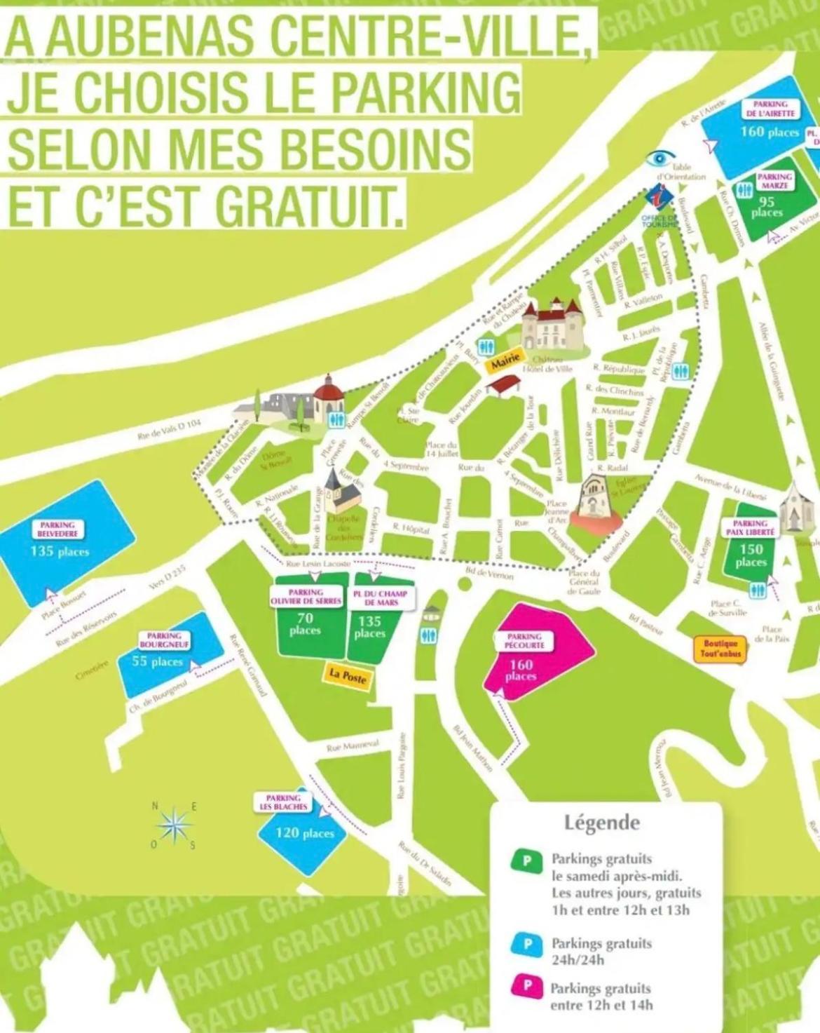 Escapade Ardechoise - Parking Gratuit - Chateau A 2 Pas *